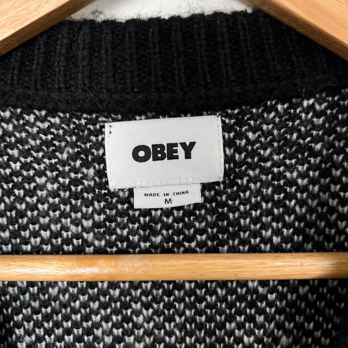 OBEY 오베이 스타 아크릴 가디건 상품이미지4