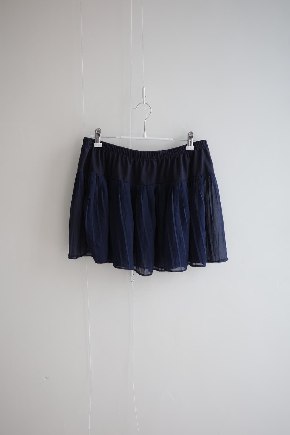  Midnight chiffon pleated layered skirt 상품이미지7