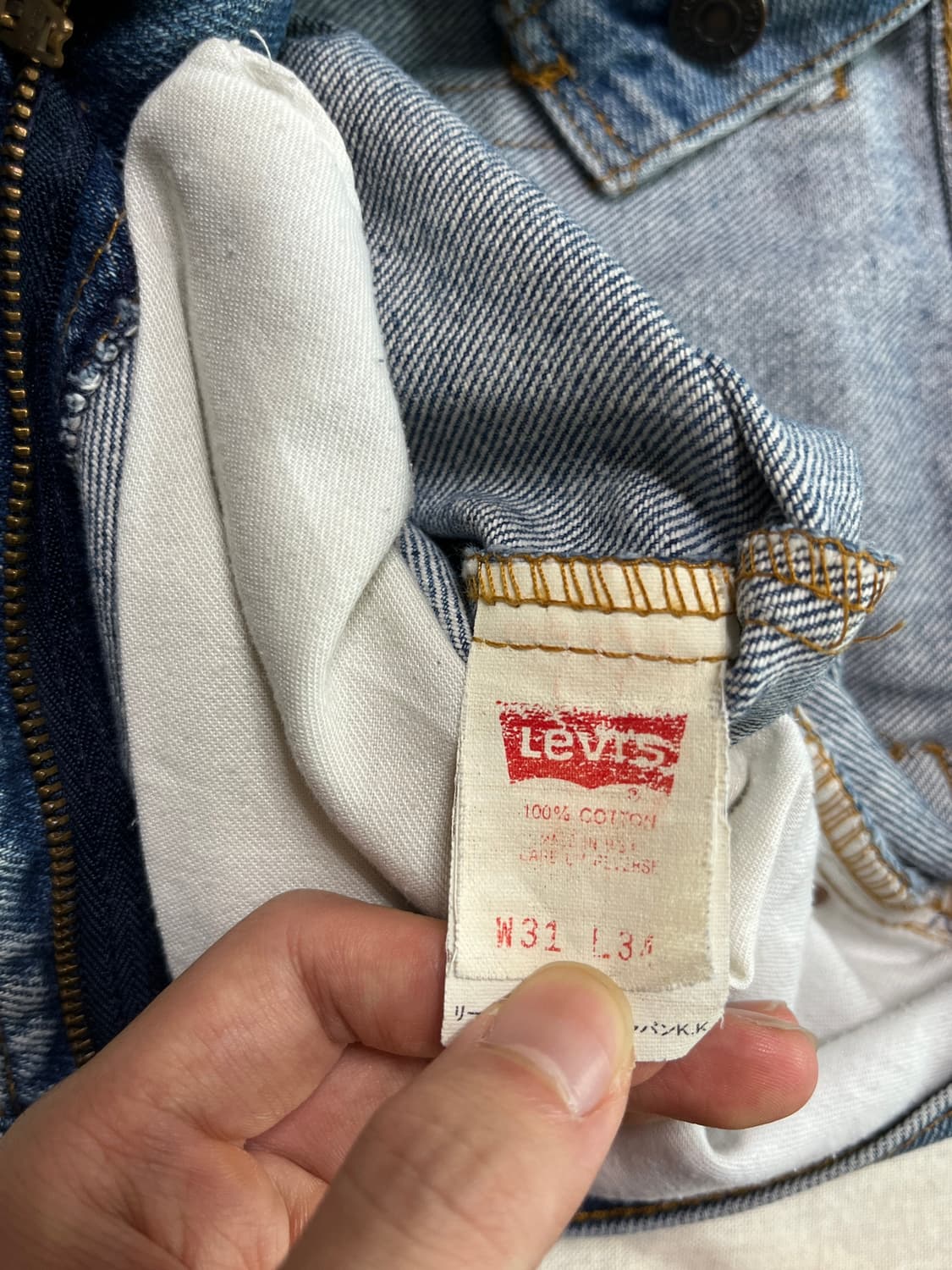 [92's USA] Levi's 오리지널 Lot 510 디스트로이드 데님 상품이미지5