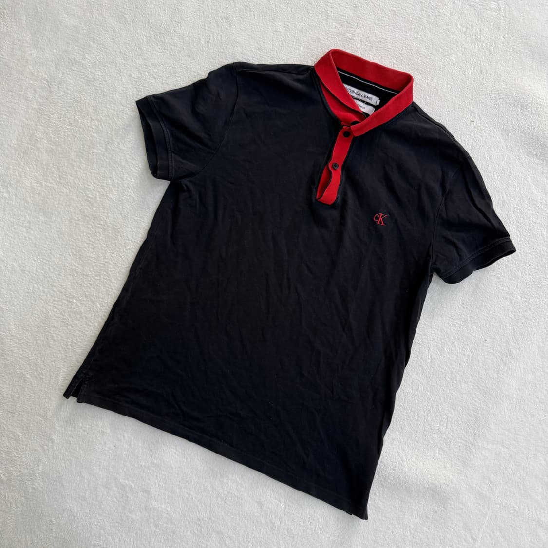 L 켈빈클라인 진 카라 반팔 티셔츠 0323T 상품이미지1