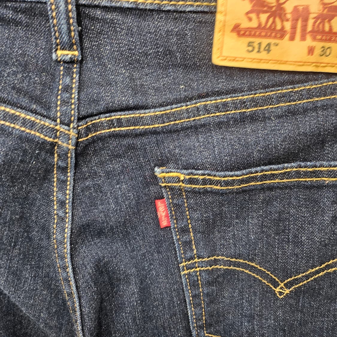 리바이스 514 진청 스트레이트 데님진 상품이미지3
