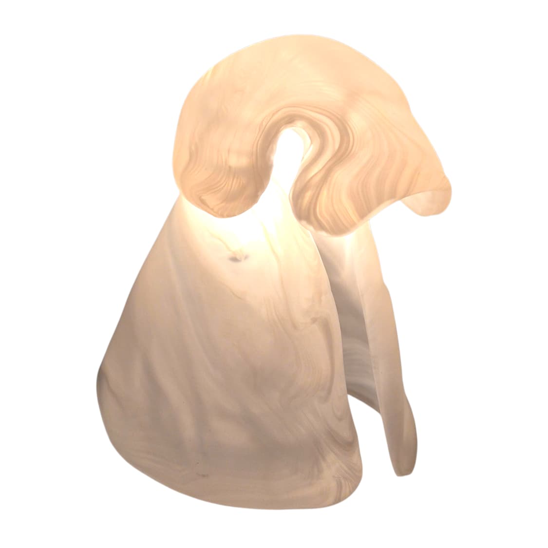 80s 츠키요노 스튜디오 불투명 마블 강아지 램프 상품이미지3