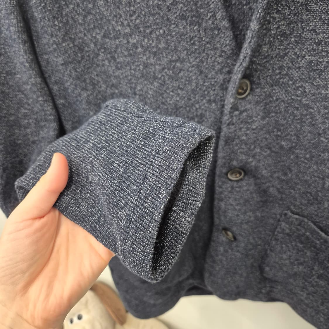 시리즈 자켓형 니트 가디건 상품이미지3