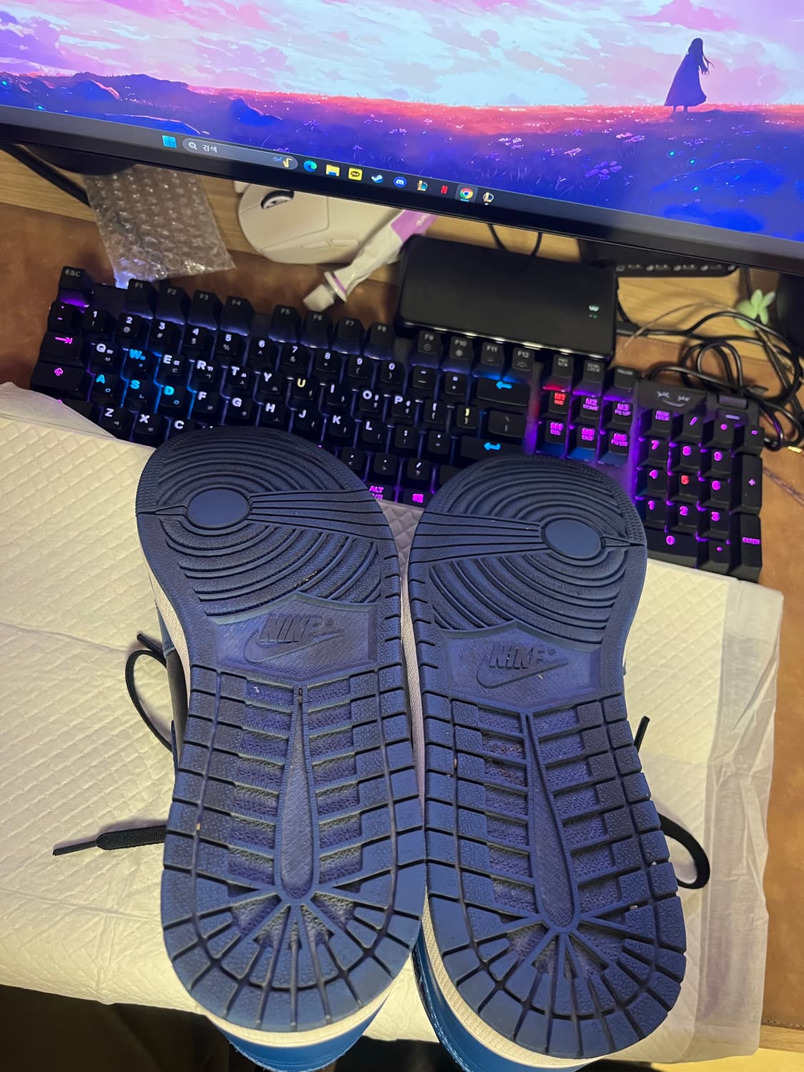 나이키 조던 1 하이 마리나 블루 285 상품이미지4