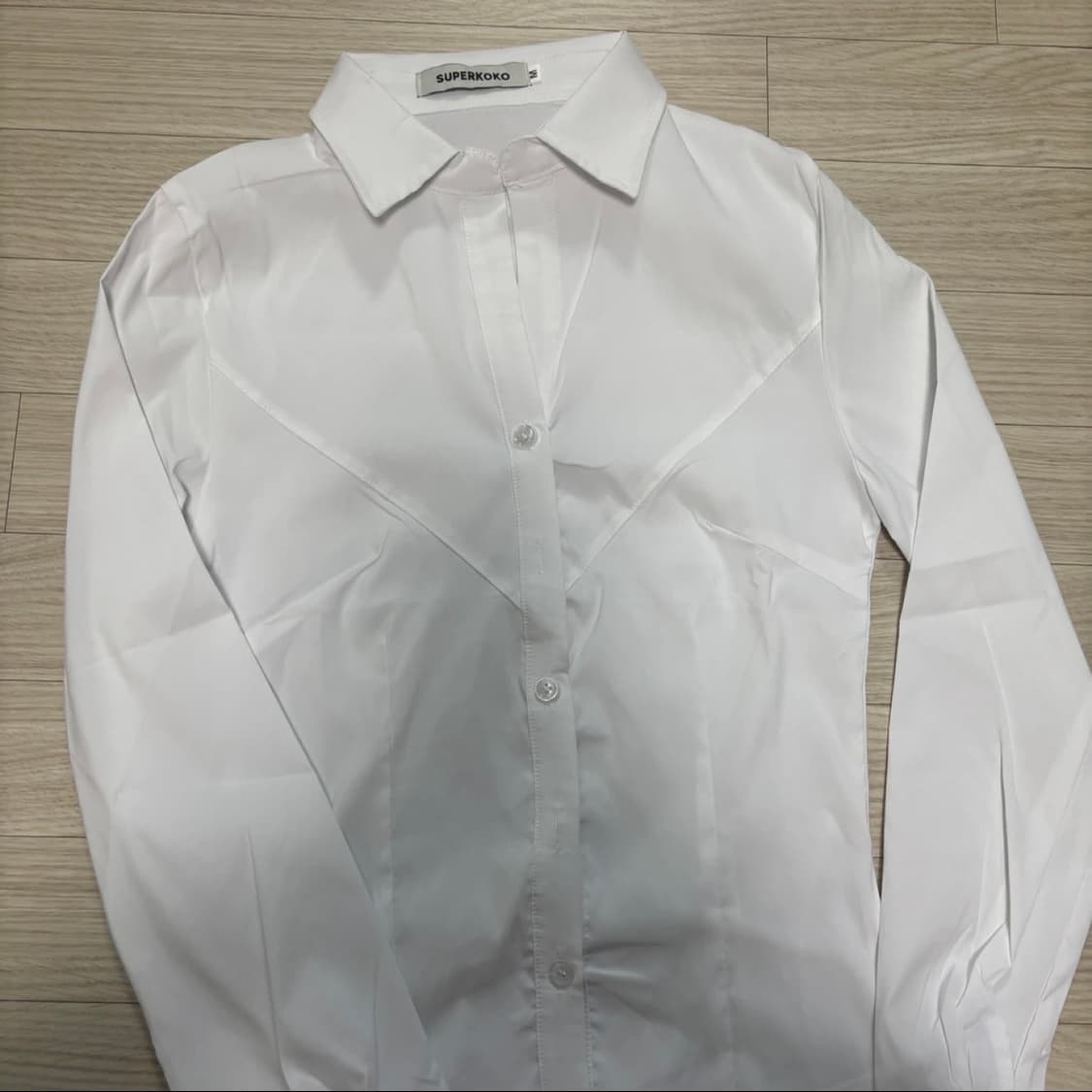 카라넥 스판 슬림핏 긴팔 셔츠 상품이미지9
