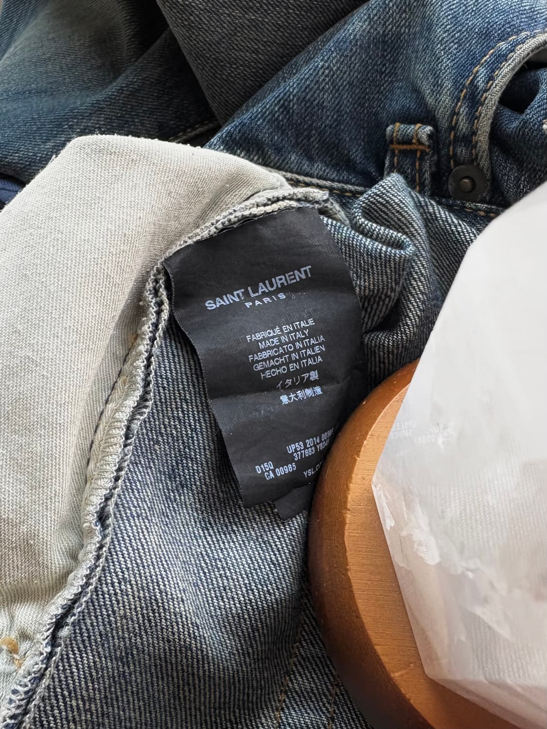 Hedi Slimane Era Saint Laurent Denim 상품이미지6