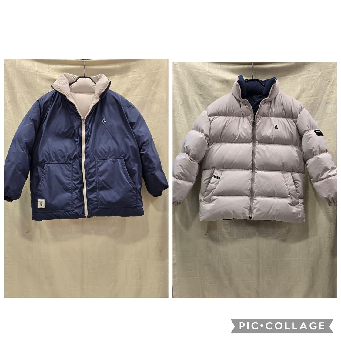 빈폴 리버시블 패딩 다운패딩 165 성인 S 상품이미지1