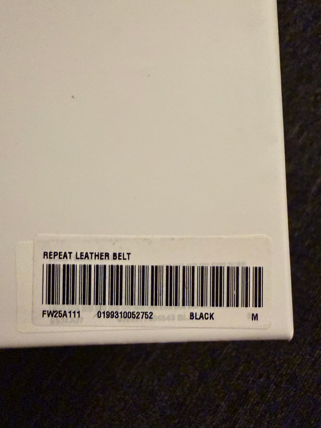 슈프림 레더 리핏벨트 블랙 M사이즈 상품이미지4