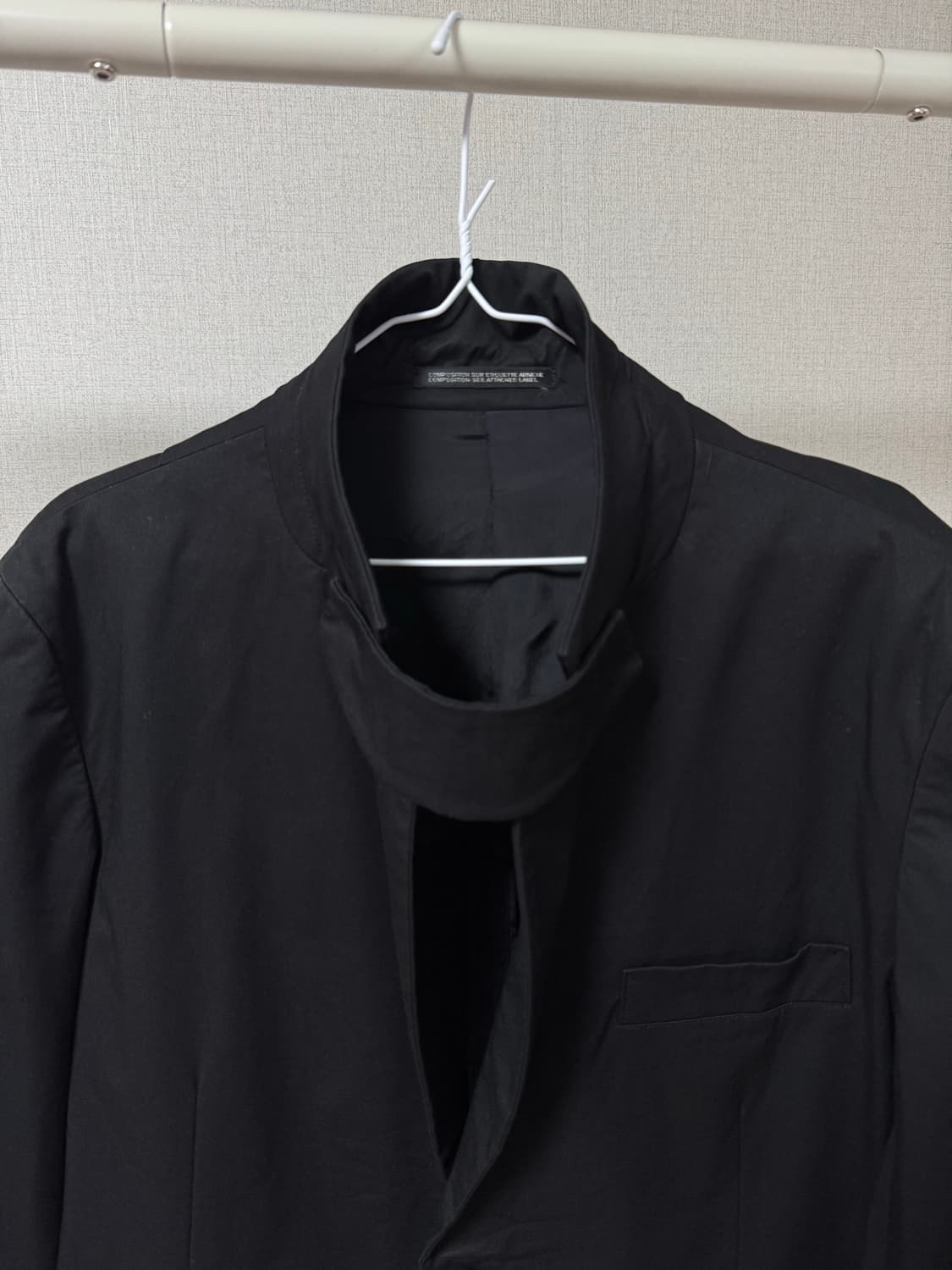 요지야마모토 뿌르옴므 넥 스트랩 버튼 자켓 상품이미지2