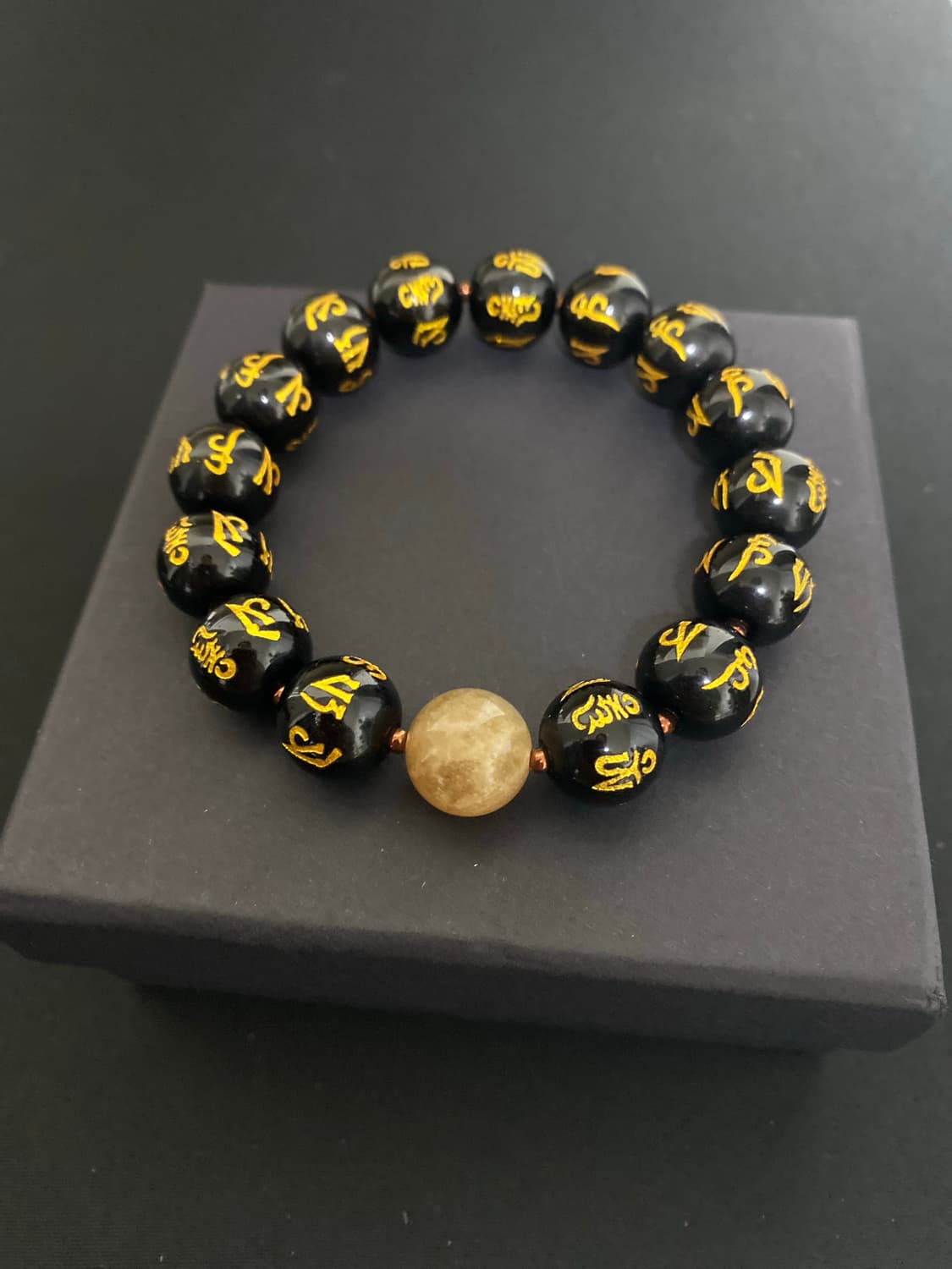 육자대명주 단주 팔찌 12mm 상품이미지1