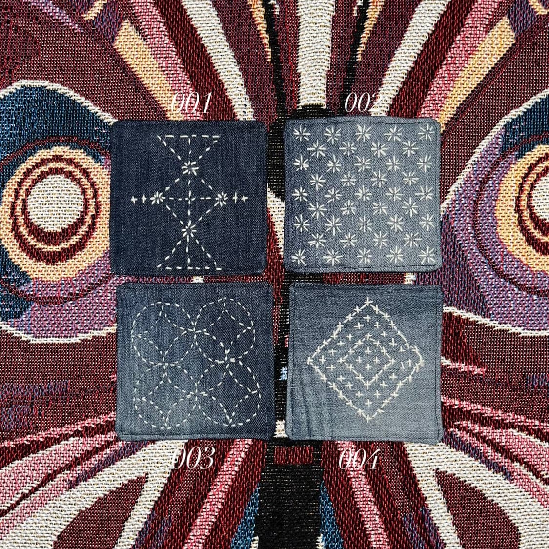 사시코 티코스터 sashiko tea coster 004 상품이미지3