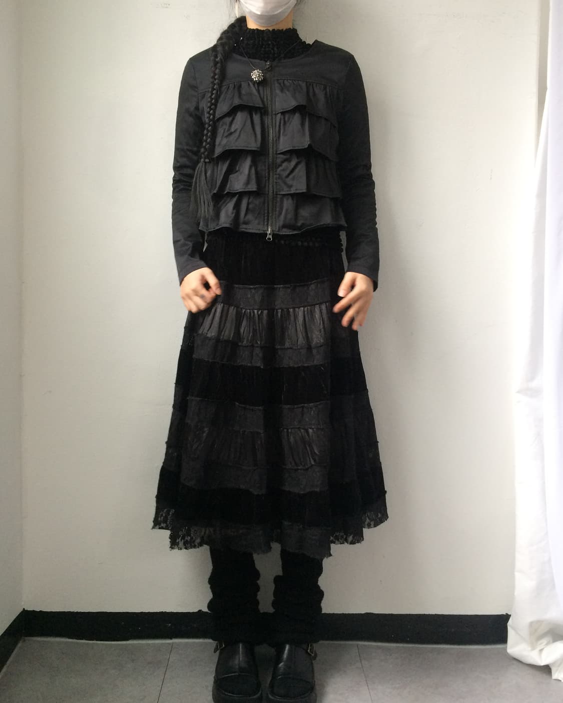 Frill layer glossy jacket 상품이미지6