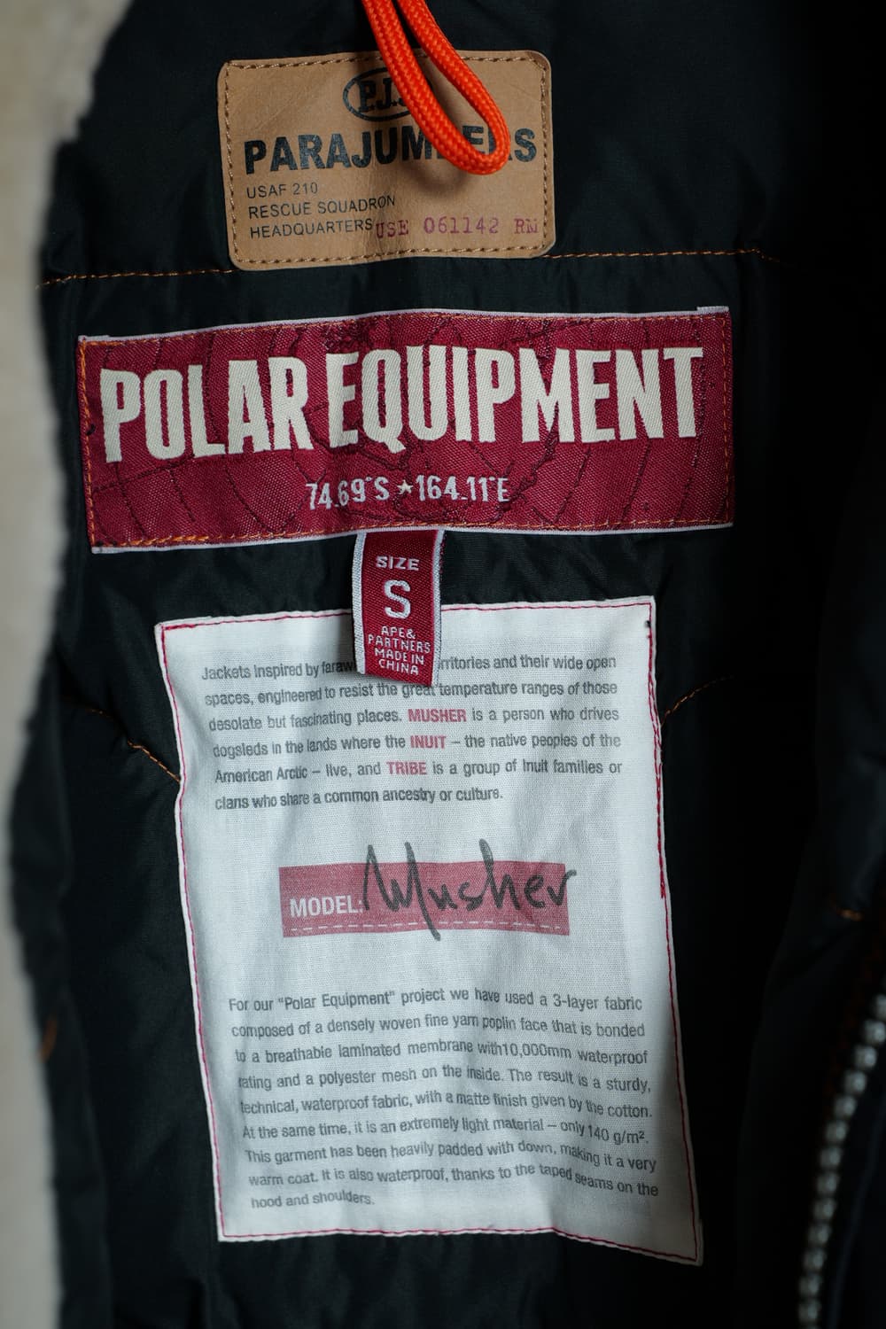 파라점퍼스 머셔 s, m  커플 패딩 코트 일괄 상품이미지3