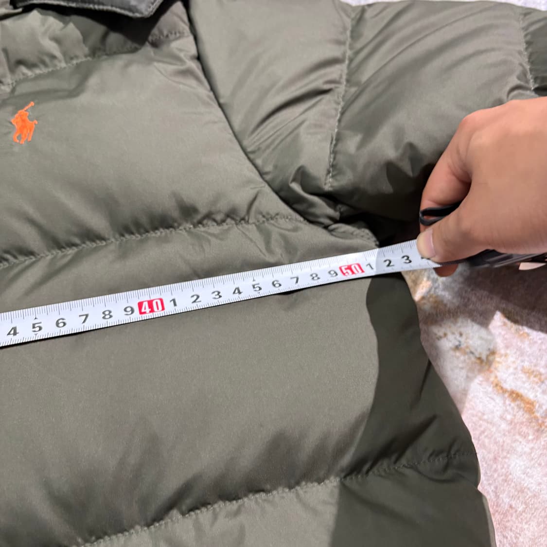 폴로 포니 카키 후드패딩 자켓 상품이미지7