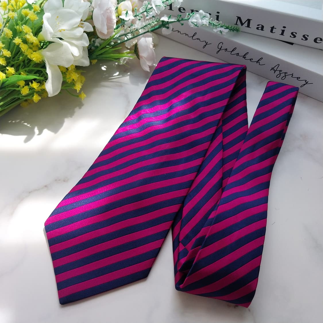 폴스미스 실크 레지멘탈 넥타이 9.5cm S등급 K542 상품이미지6