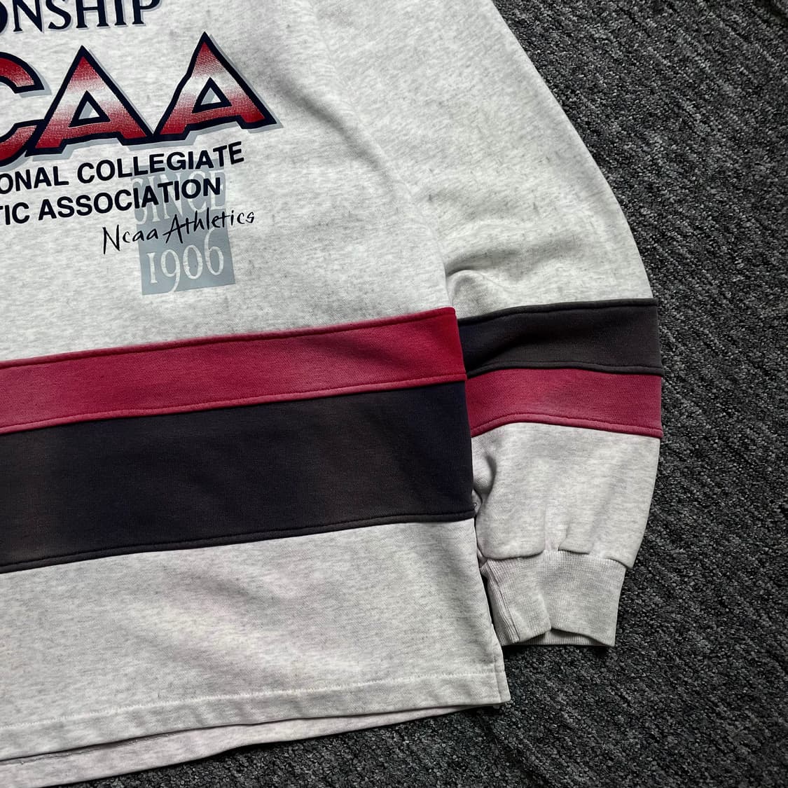 00s NCAA USA 컬리지 페이딩 럭비 티셔츠y 2330 상품이미지3
