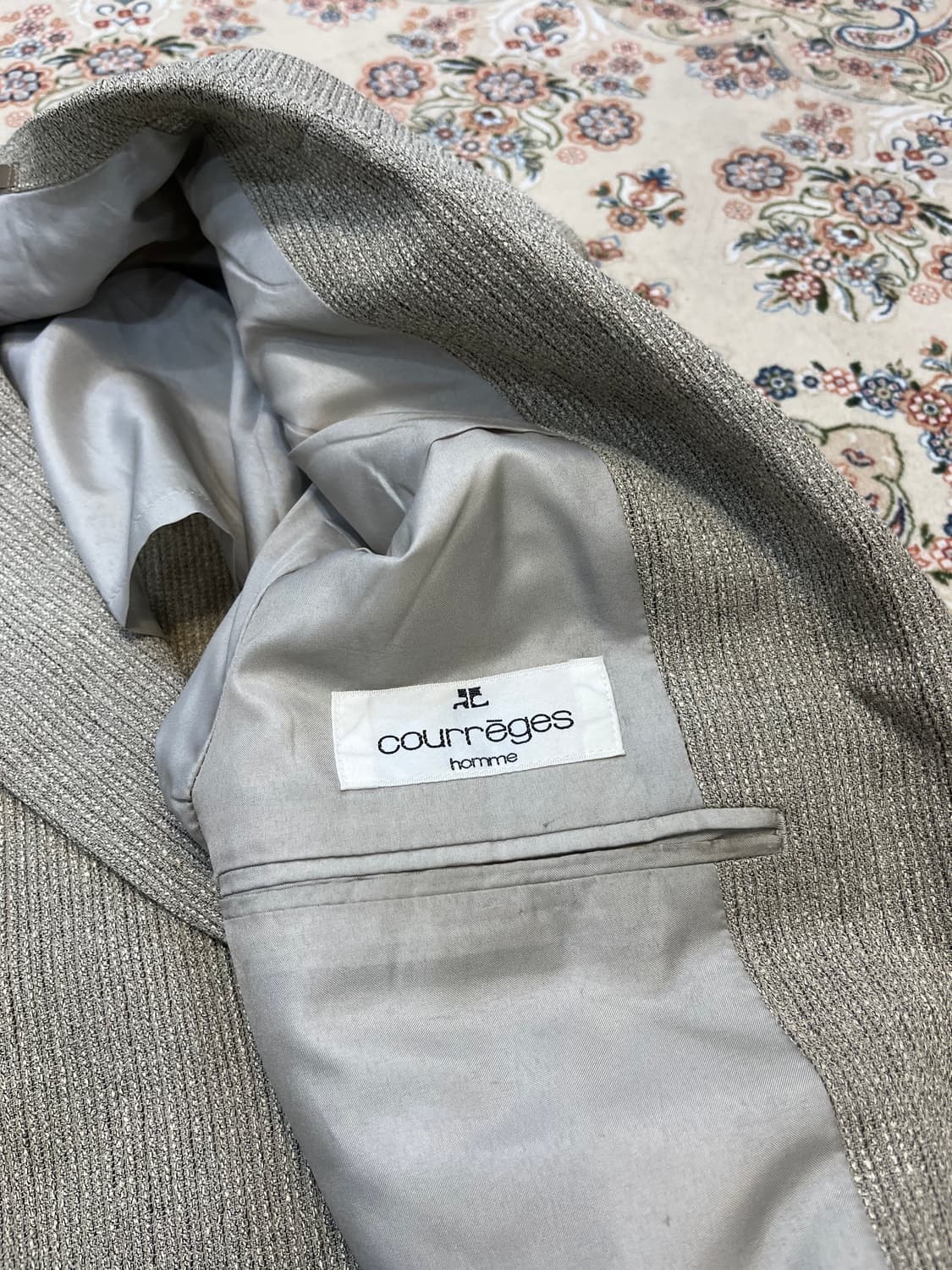 꾸레쥬 3버튼 블레이저 자켓 상품이미지4