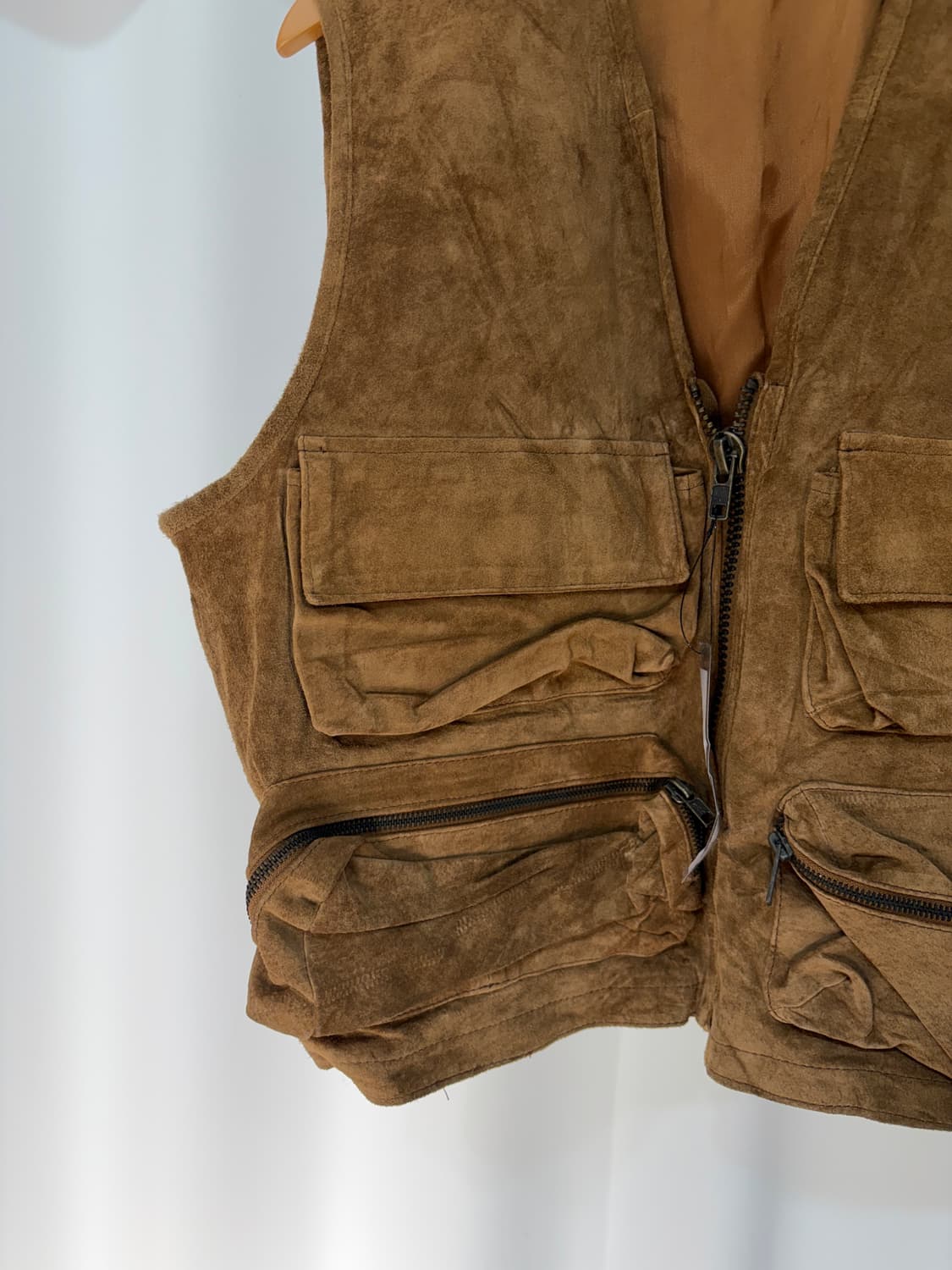 CHEVIOT suede vest 상품이미지3