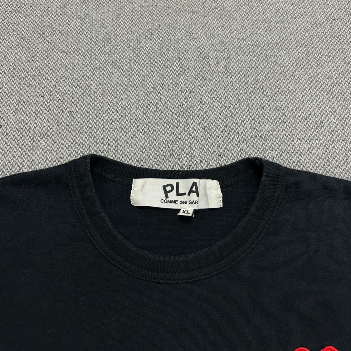 꼼데가르송 레드와펜 블랙 반팔(XL) 상품이미지3