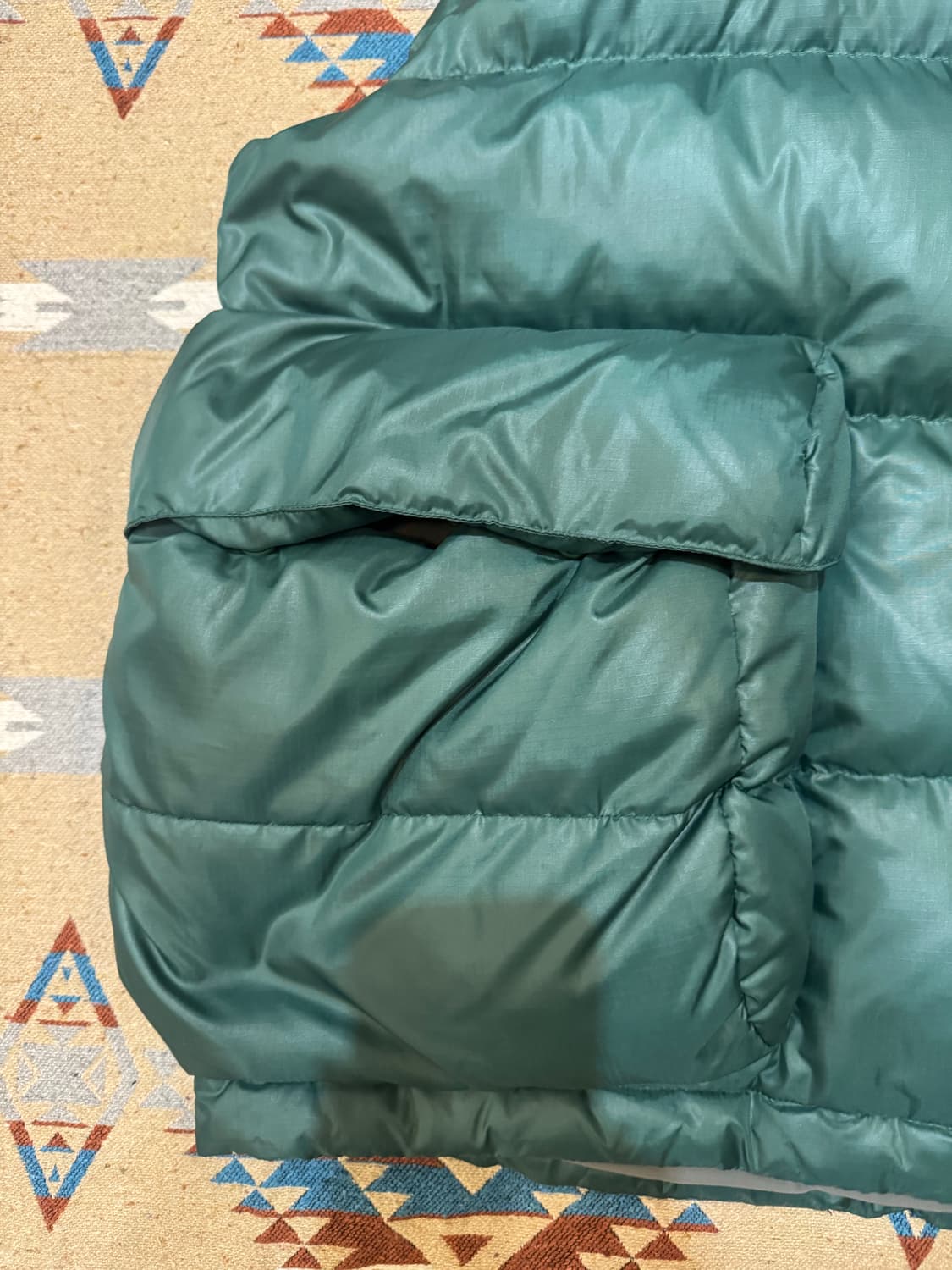 [M][100] 다이와피어39 테크 백패커 다운 베스트 그린  상품이미지2