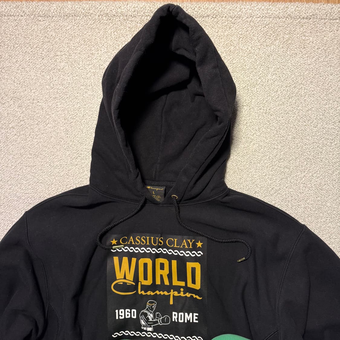 챔피온 X 무하마드 알리 후드 블랙 상품이미지3