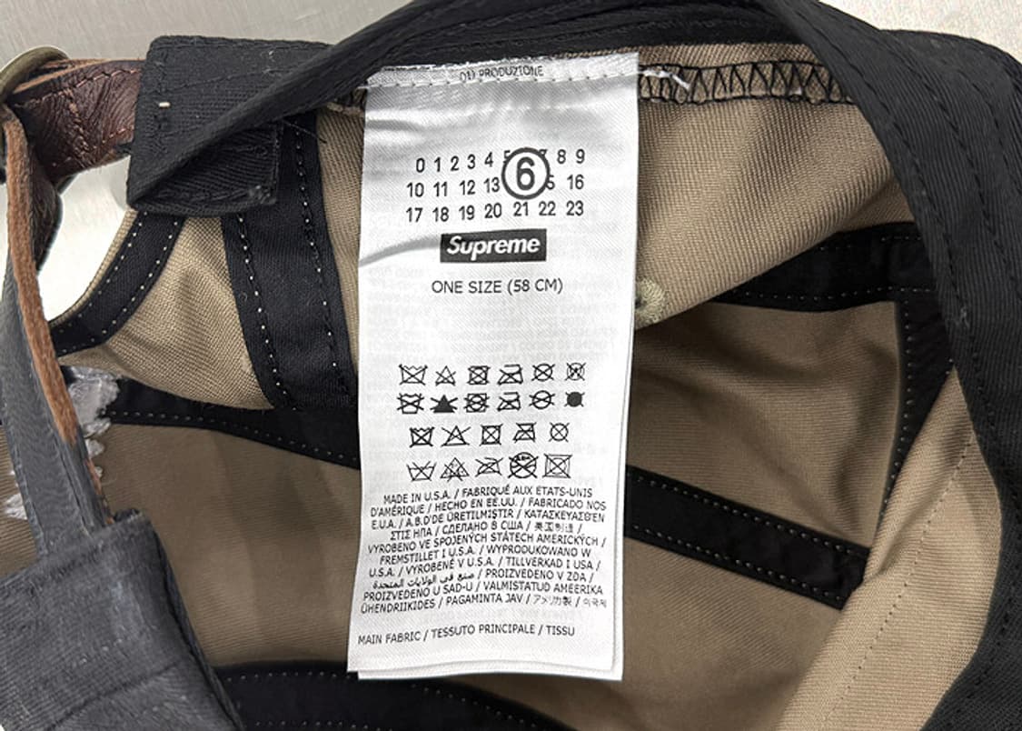 슈프림 MM6 메종 마르지엘라 페인티드 캠프캡 상품이미지9