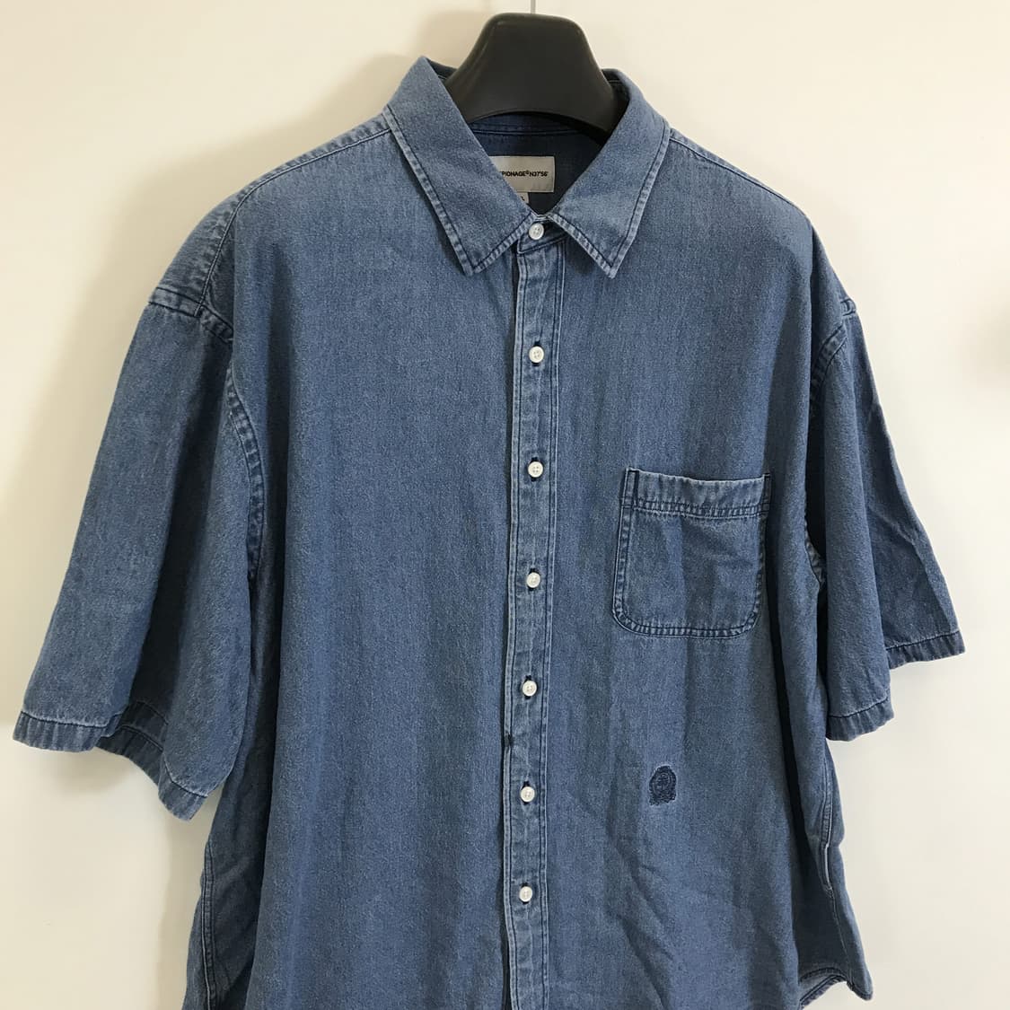 에스피오나지 크레스트 데님 반팔셔츠 [XL] 상품이미지2