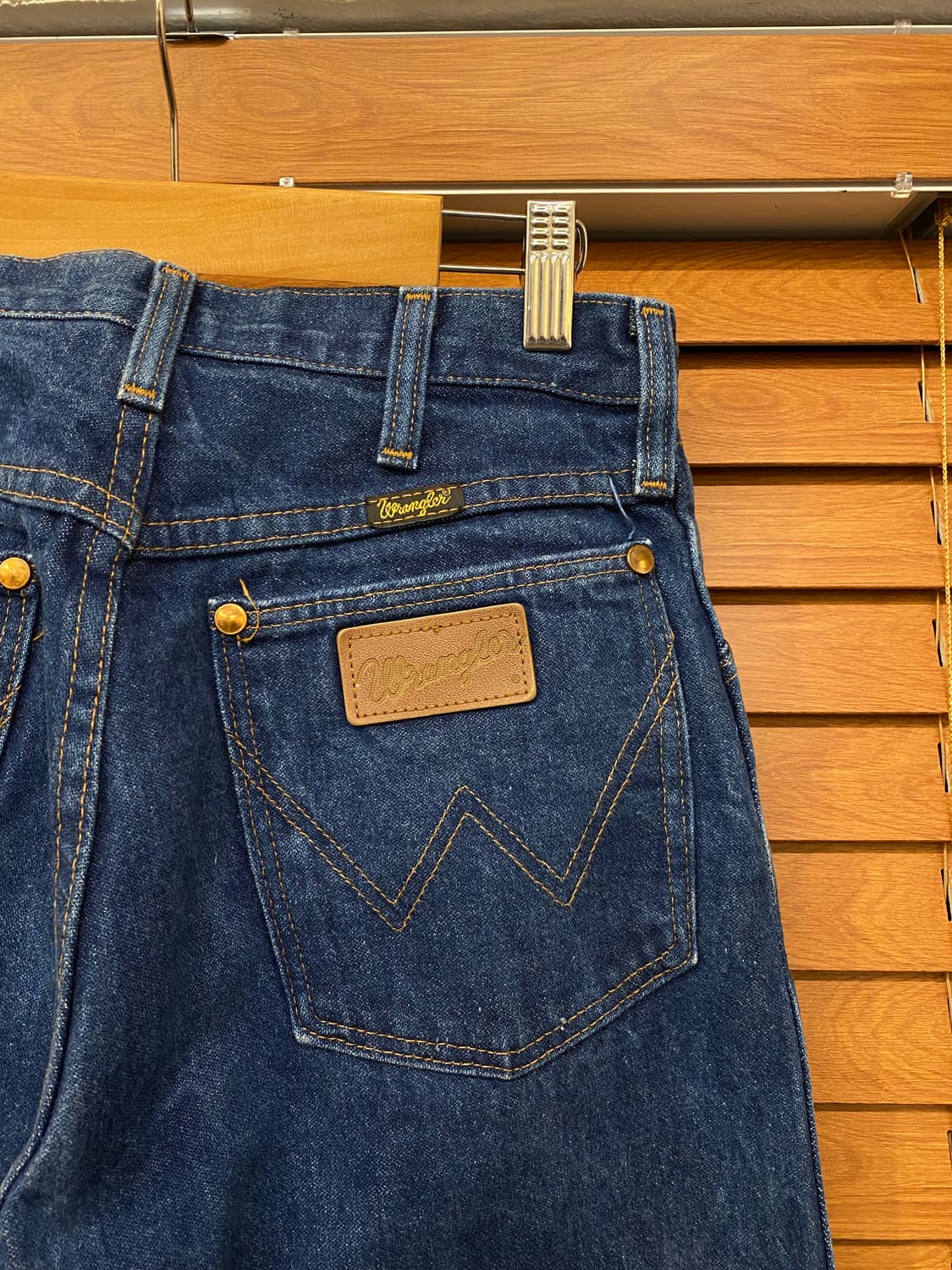 (26inch) 90s USA 랭글러 진청 웨스턴 상품이미지4