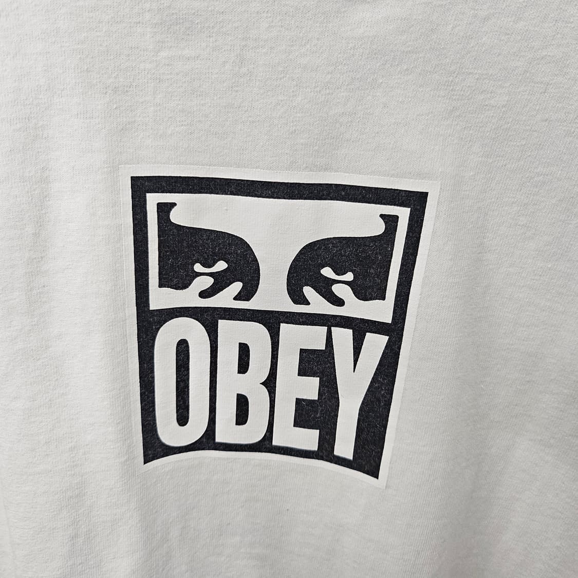 OBEY 스프레이 티셔츠 화이트 상품이미지3