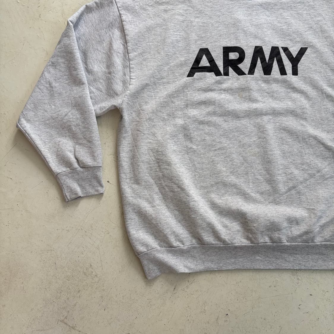 US ARMY USA OG 미육군 빈티지 스웻셔츠 XL 상품이미지3