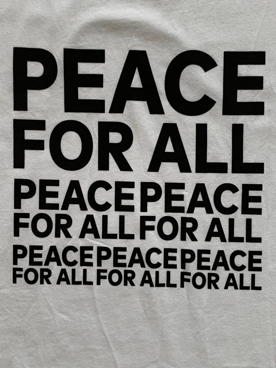 유니클로 peace for all 티셔츠 상품이미지3