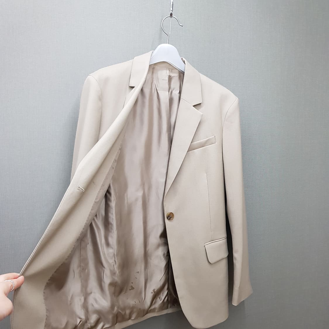 아르켓 ARKET 울 싱글 테일러드 자켓 160/76 사이즈 상품이미지5