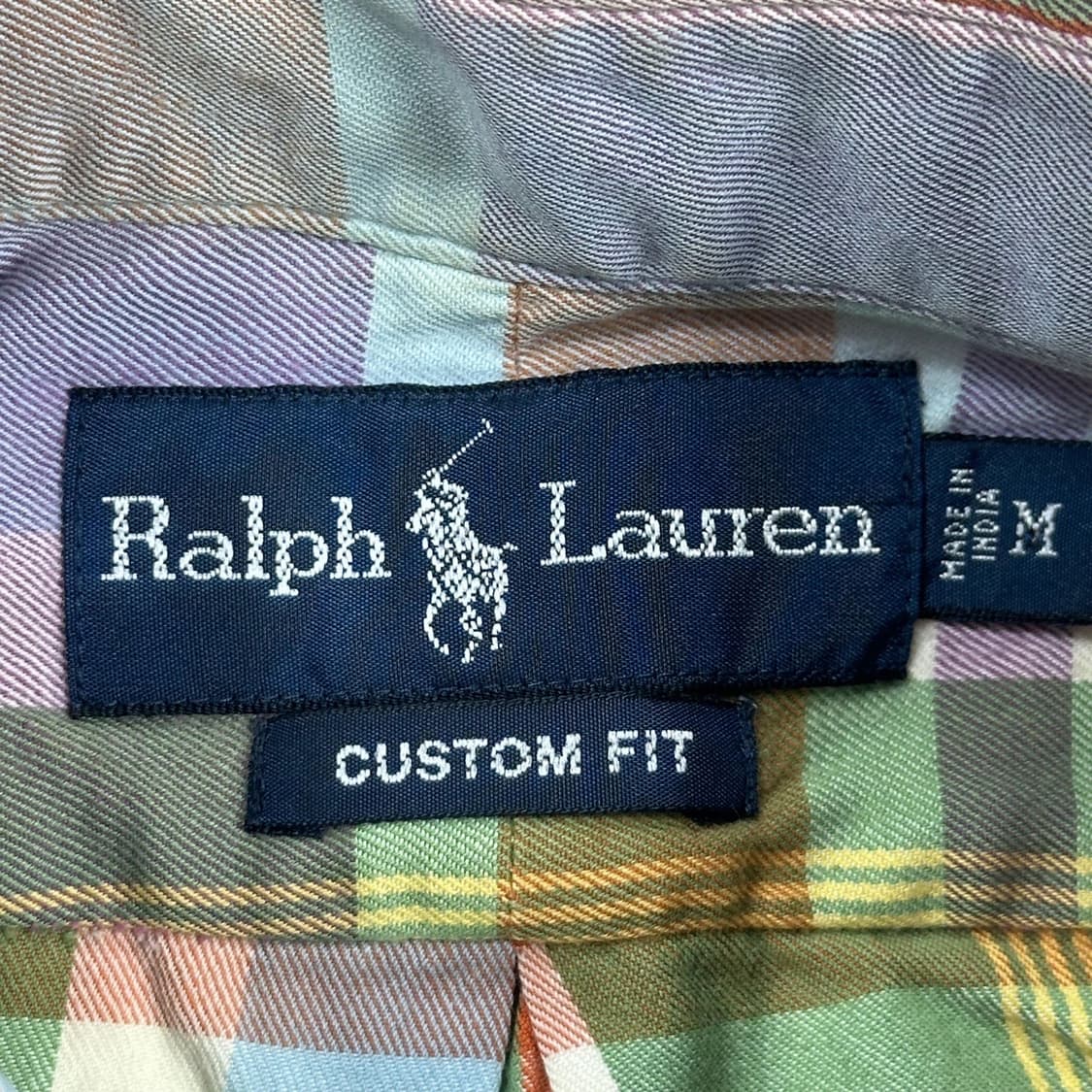 폴로 랄프로렌 포니 커스텀 핏 체크셔츠 (M) 상품이미지6
