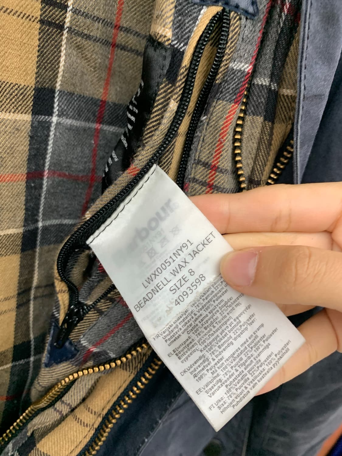 바버 비데일 워시드 자켓 상품이미지7
