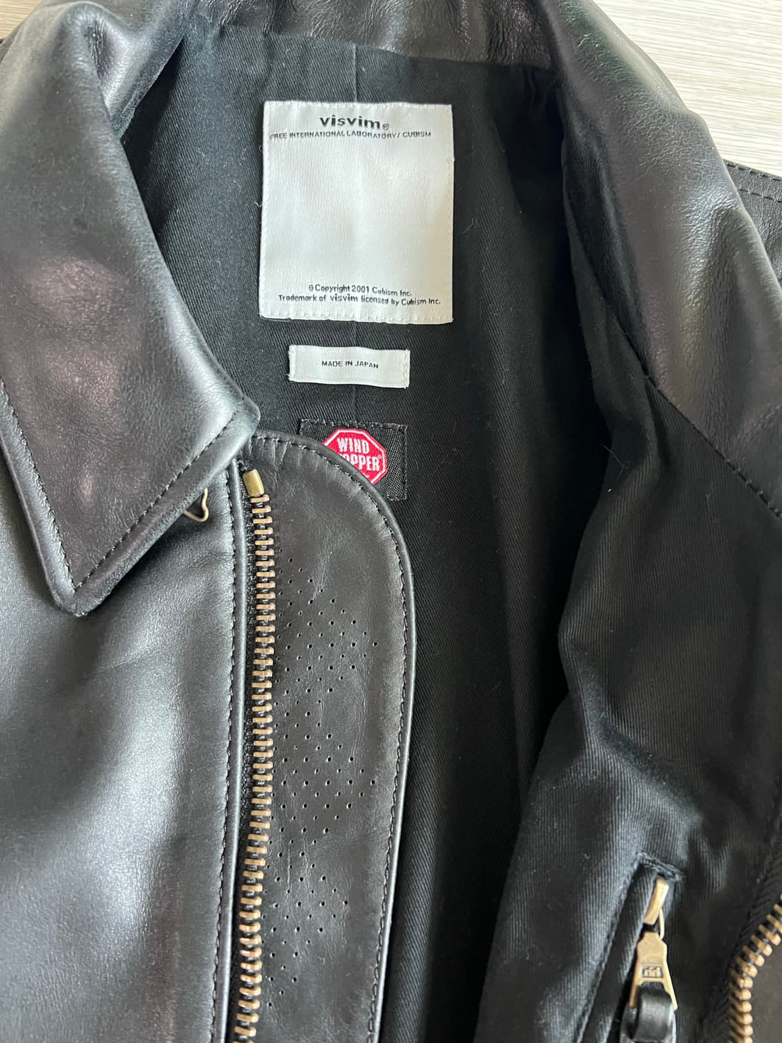 Visvim elemendorf leather jacket M 상품이미지2