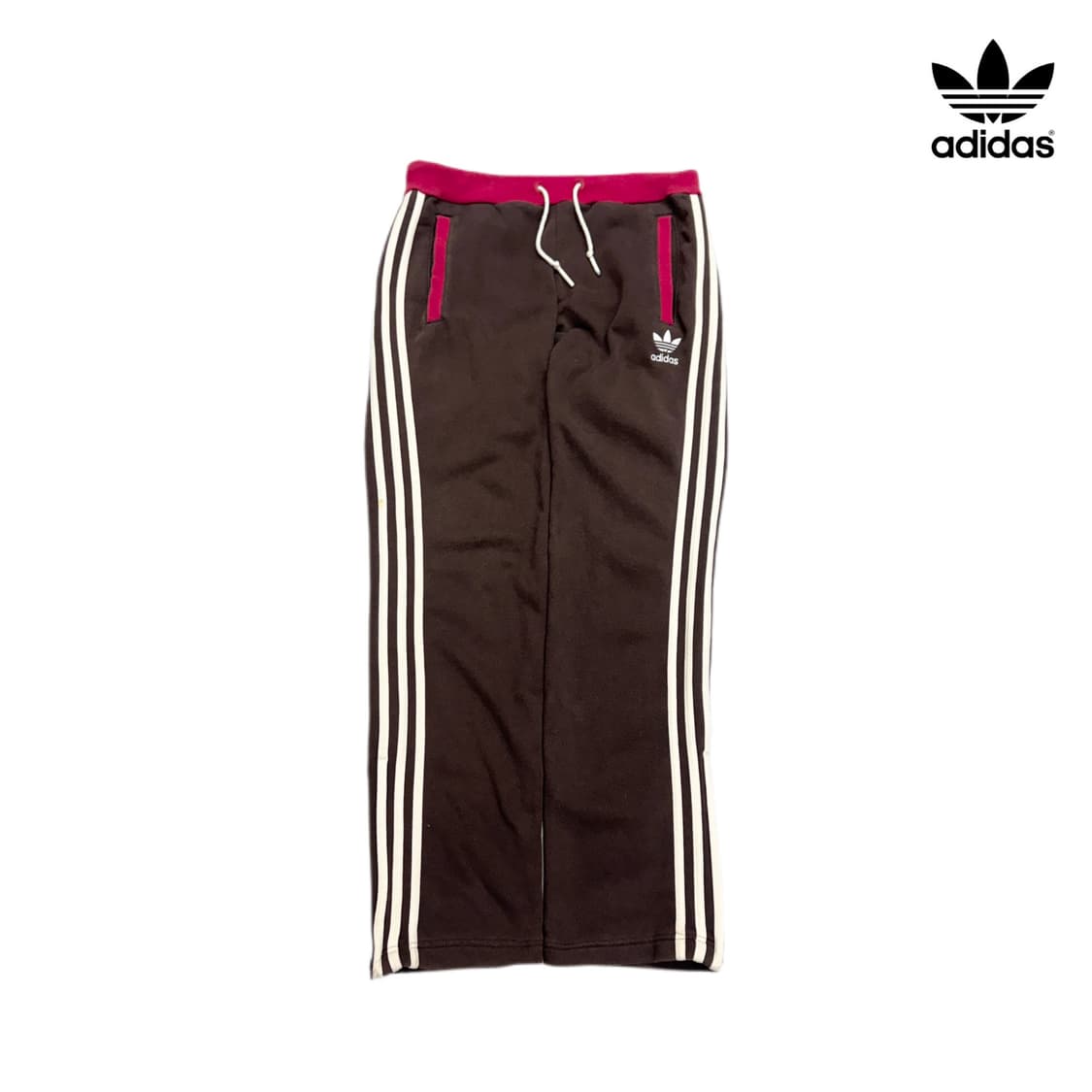 아디다스 파이어버드 초코브라운 코튼 트랙팬츠 상품이미지1