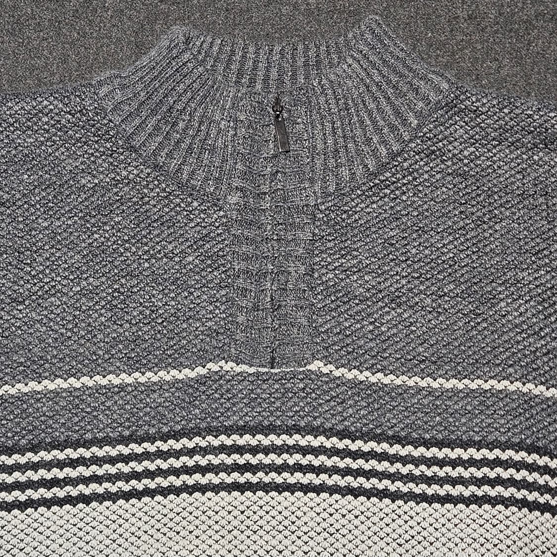 잭필드 남성 기모 반집업 니트스웨터 105 상품이미지2