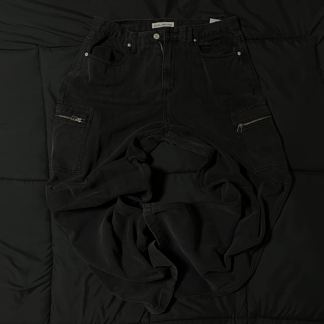 어널러코드 와이드 사이드 지퍼 팬츠 상품이미지1