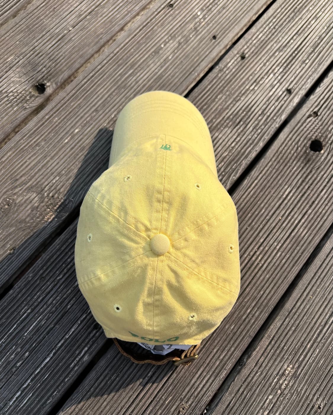 90s 폴로 랄프로렌 가죽스트랩 볼캡 상품이미지4