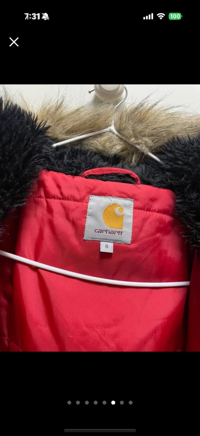 칼하트 패딩 미국사이즈라 95-100정도 (표기S) 상품이미지6