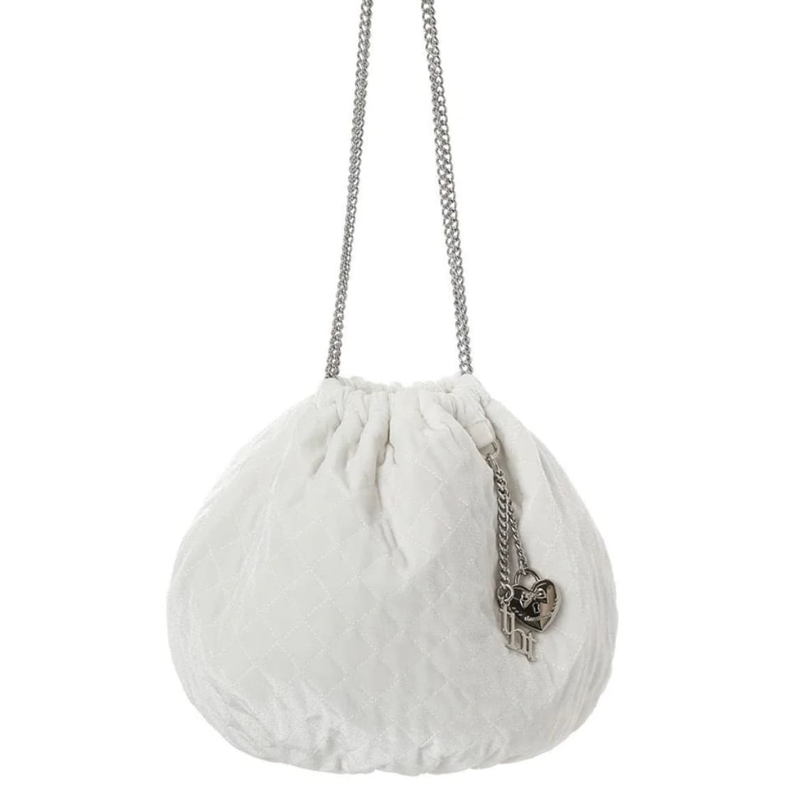 쓰리타임즈 와플 버킷백 화이트 새상품 상품이미지1