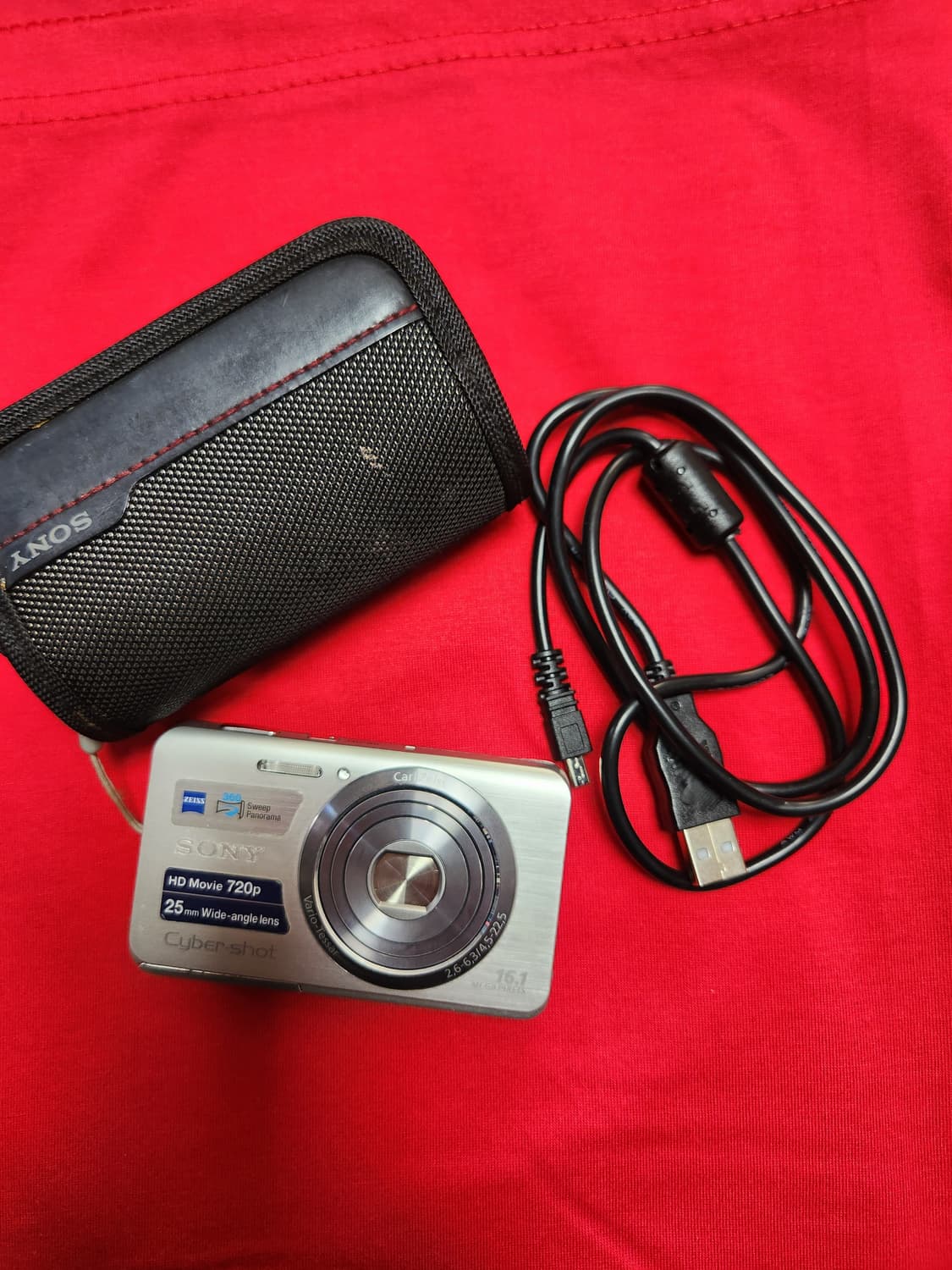 소니 사이버샷 DSC-W650 디카+ 케이스+케이블 상품이미지1