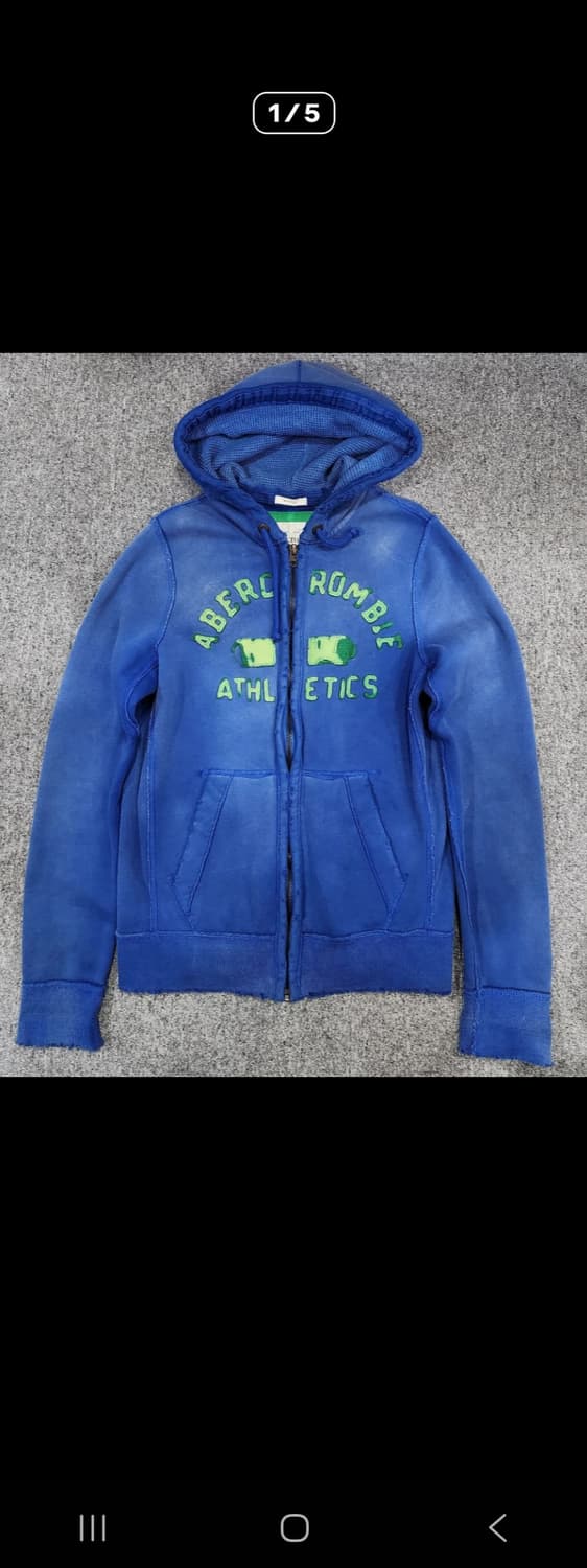 🌟좋은가격🌟 아베크롬비 블루 후드집업 상품이미지1
