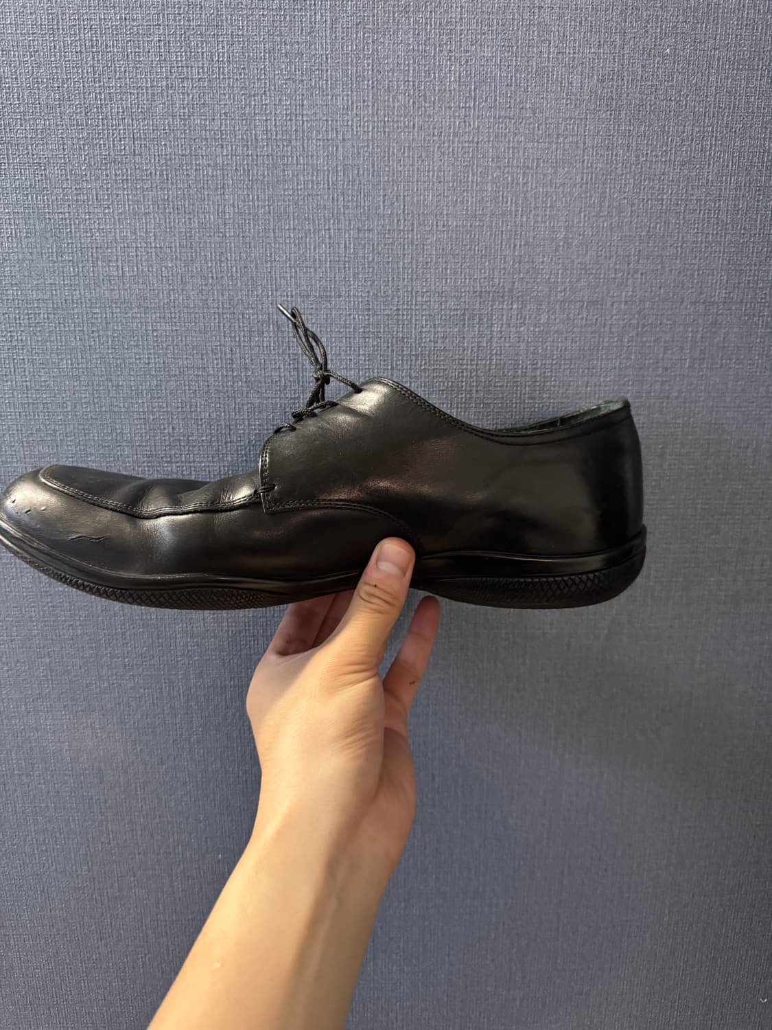 프라다 아메리칸컵 스포츠솔 레더 더비슈즈 상품이미지6