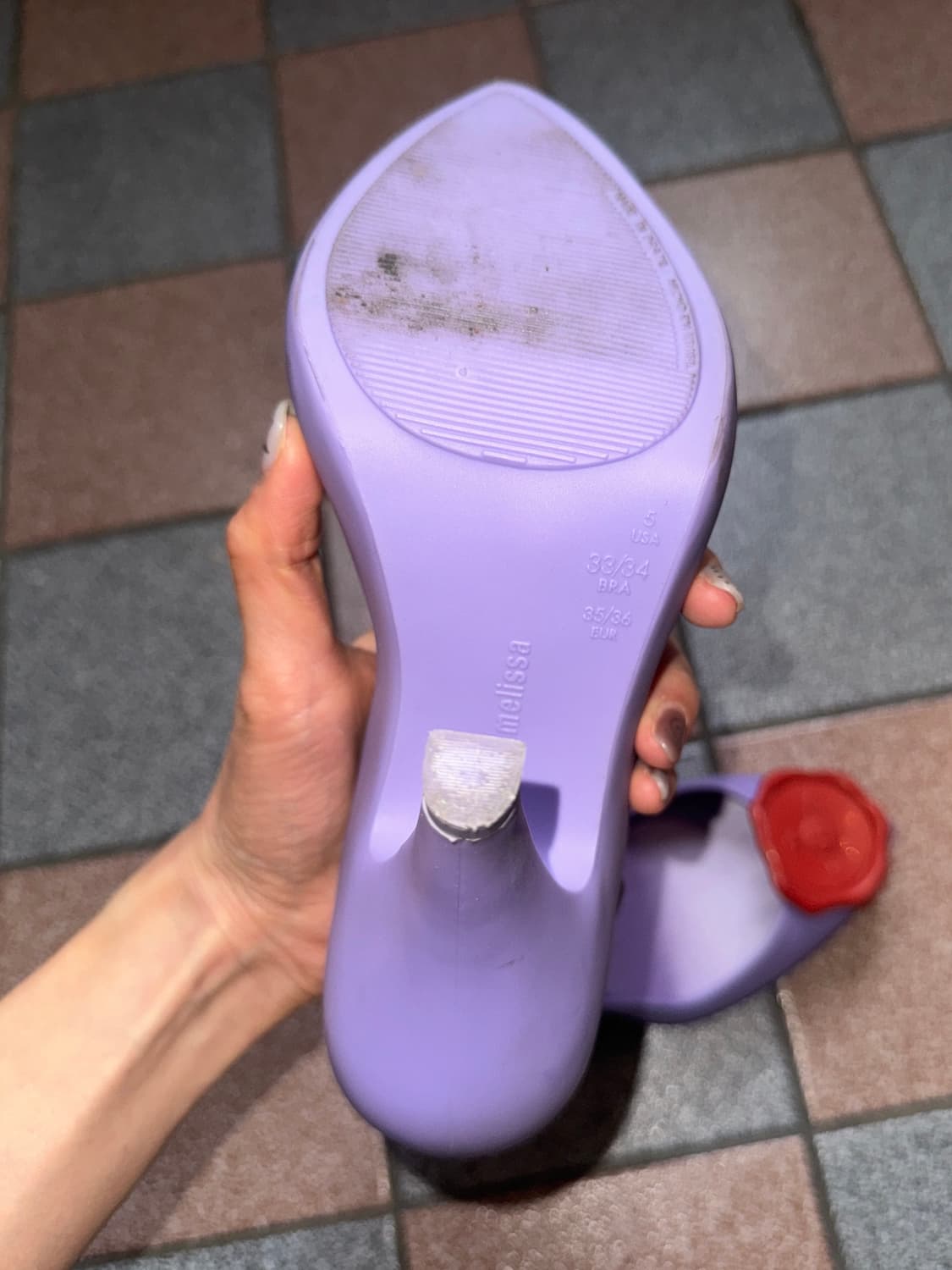 vivienne westwood X melissa purple heel 상품이미지7