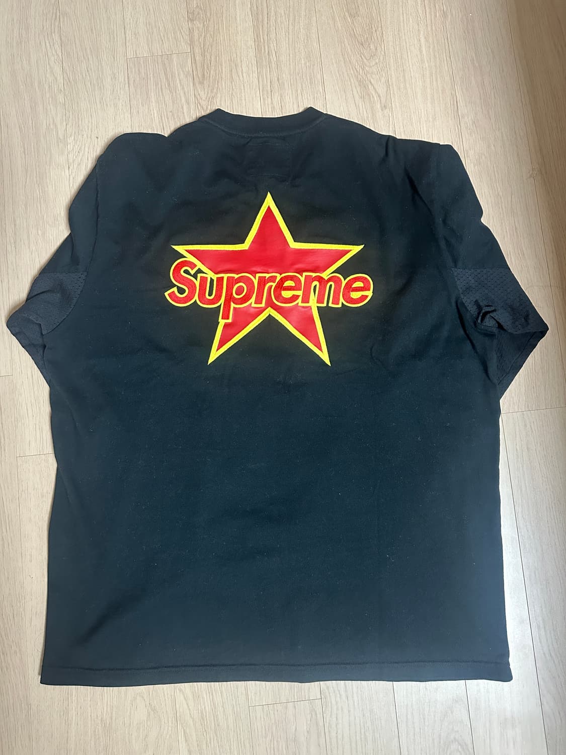 26SS 슈프림 x 밴슨 레더스 롱슬리브 탑 블랙  상품이미지2