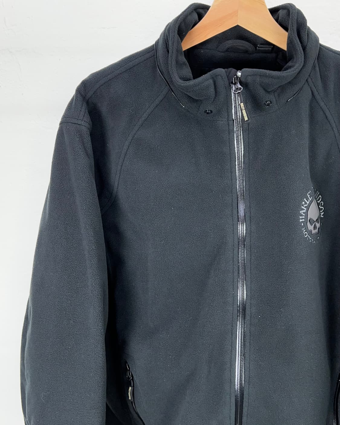 할리 데이비슨 크로스 로드 2 스컬 기어 후디 플리스 자켓 상품이미지3