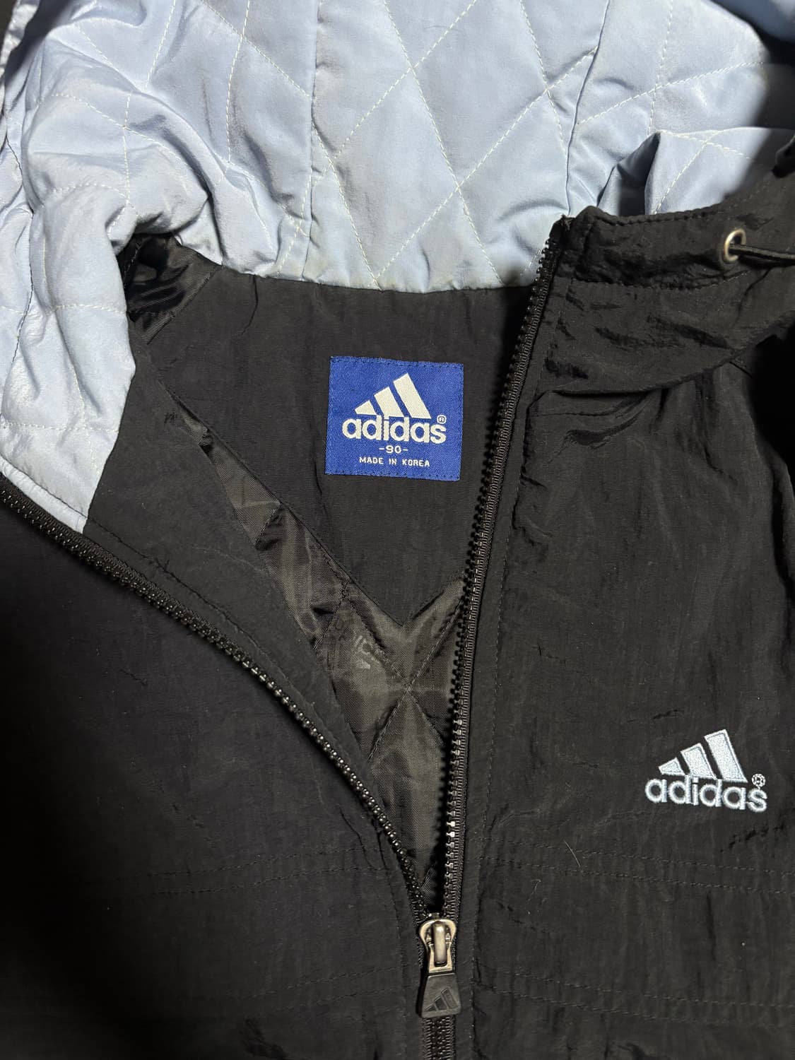 90’s 아디다스 퀼팅 누빔 점퍼 상품이미지4