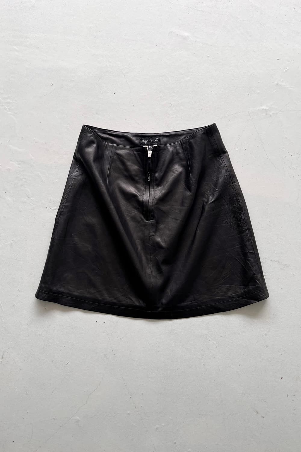 Agnes b Leather Skirt 상품이미지1