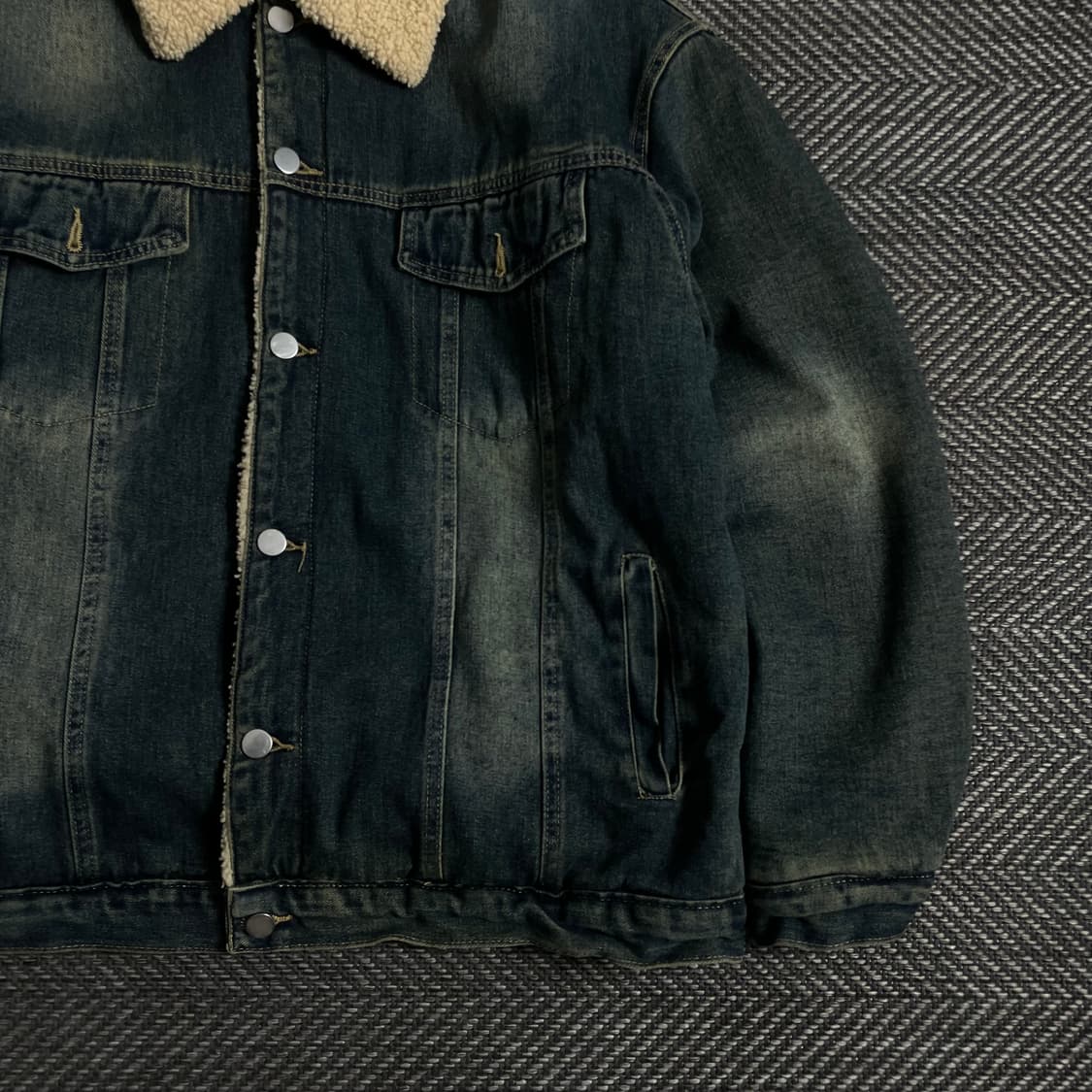 빈티지 쉐르파 데님 트러커 자켓 y 3691 상품이미지3